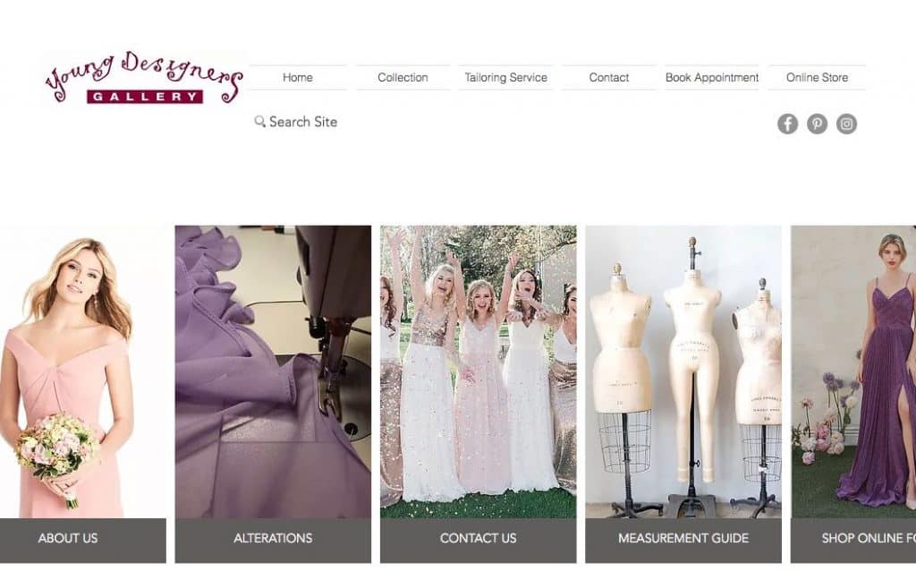 australian gown websites