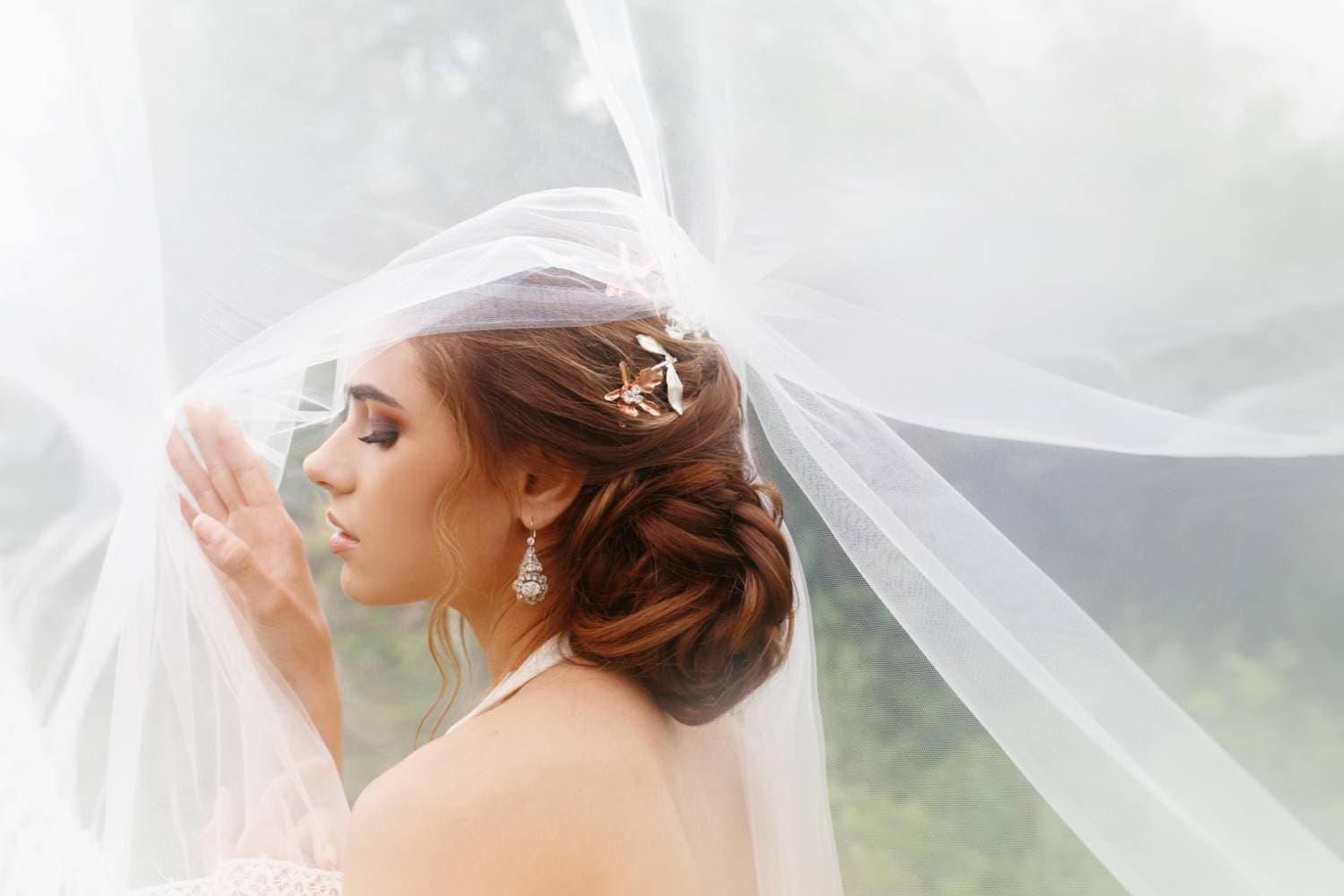 how do you whiten an old bridal veil 1