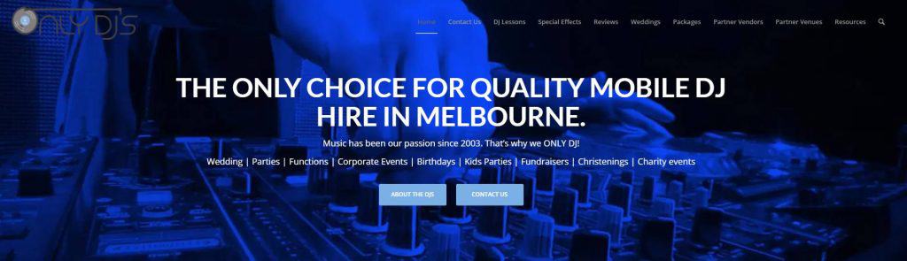 Only Dj's Melbourne Dj Service Mobile Dj Hire