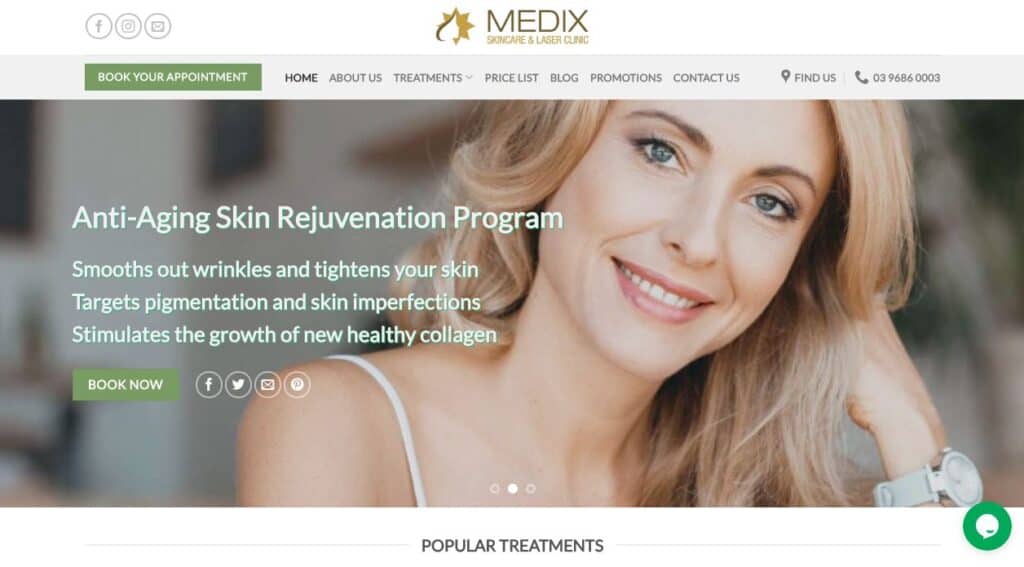 Medix Skincare Laser Pigmentation Removal Melbourne