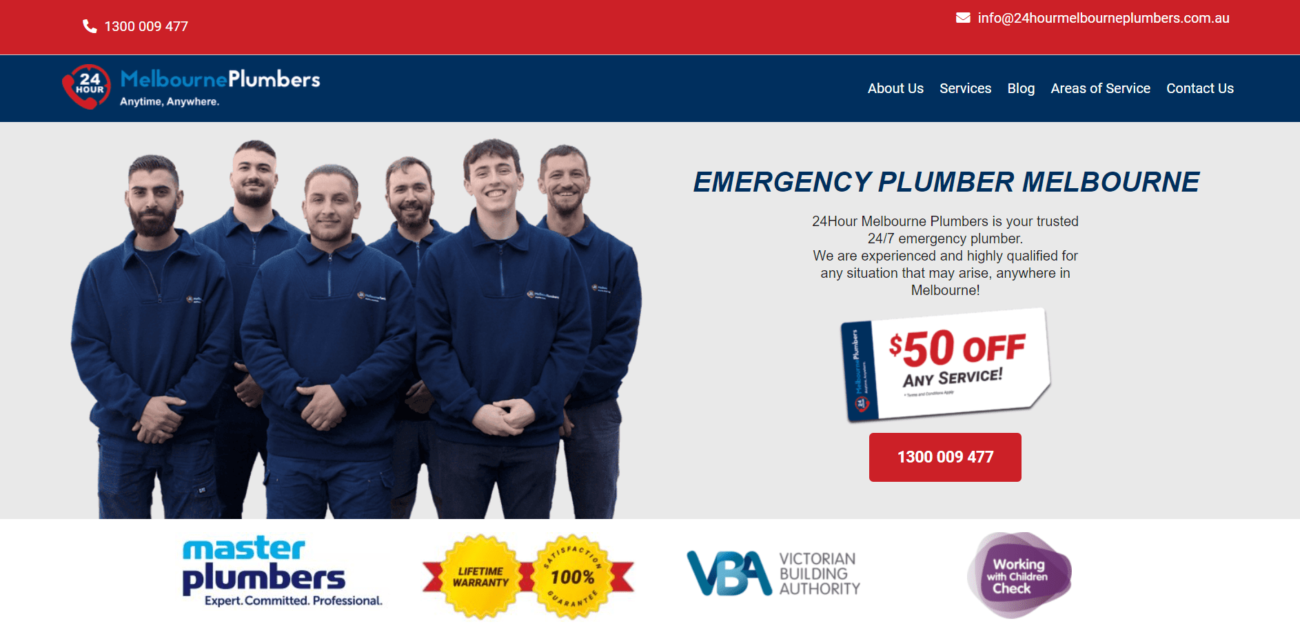 24 Hour Melbourne Plumbers