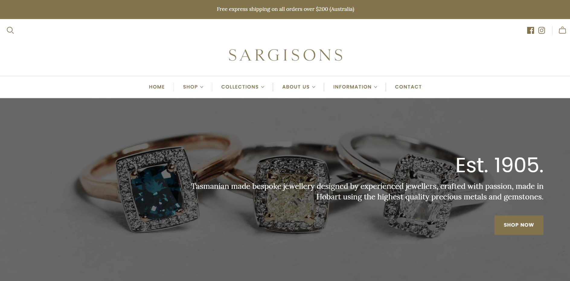 Sargisons Jewellers Hobart