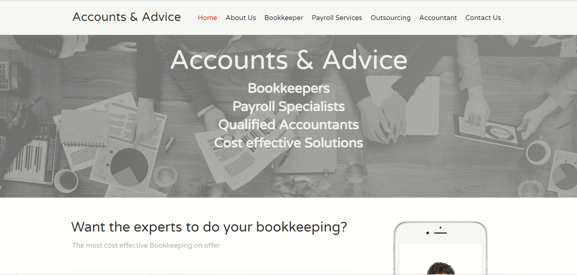 Accounts And Advice