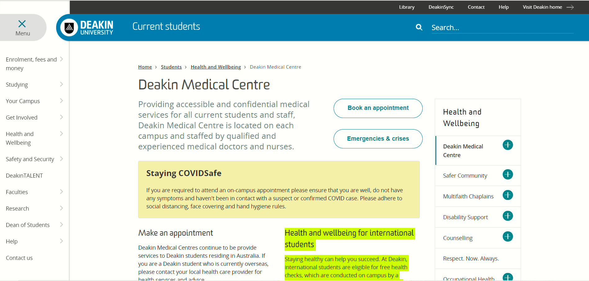 Deakin Medical Centre