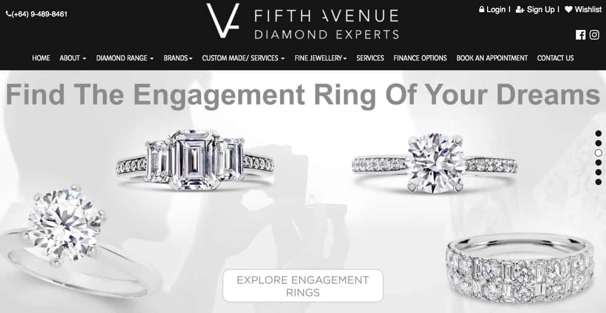 fifth avenue diamond experts wedding and engagement rings new zealand