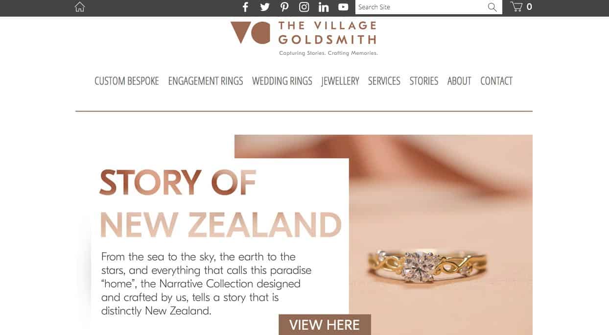 the village goldsmith wedding and engagement rings new zealand