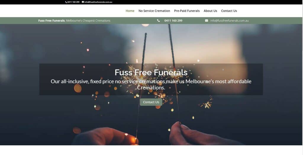 fuss free funerals