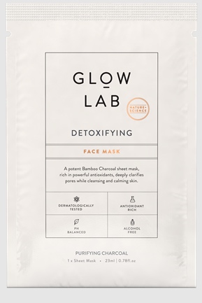 glow lab detoxifying face mask