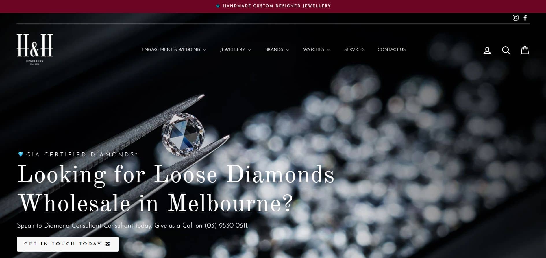h&h jewellery stores melbourne