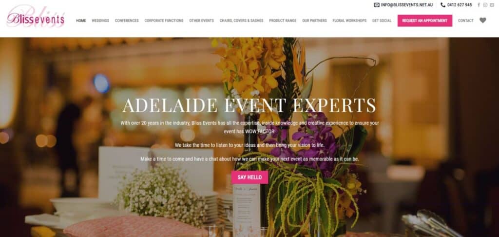 bliss events wedding planners melbourne