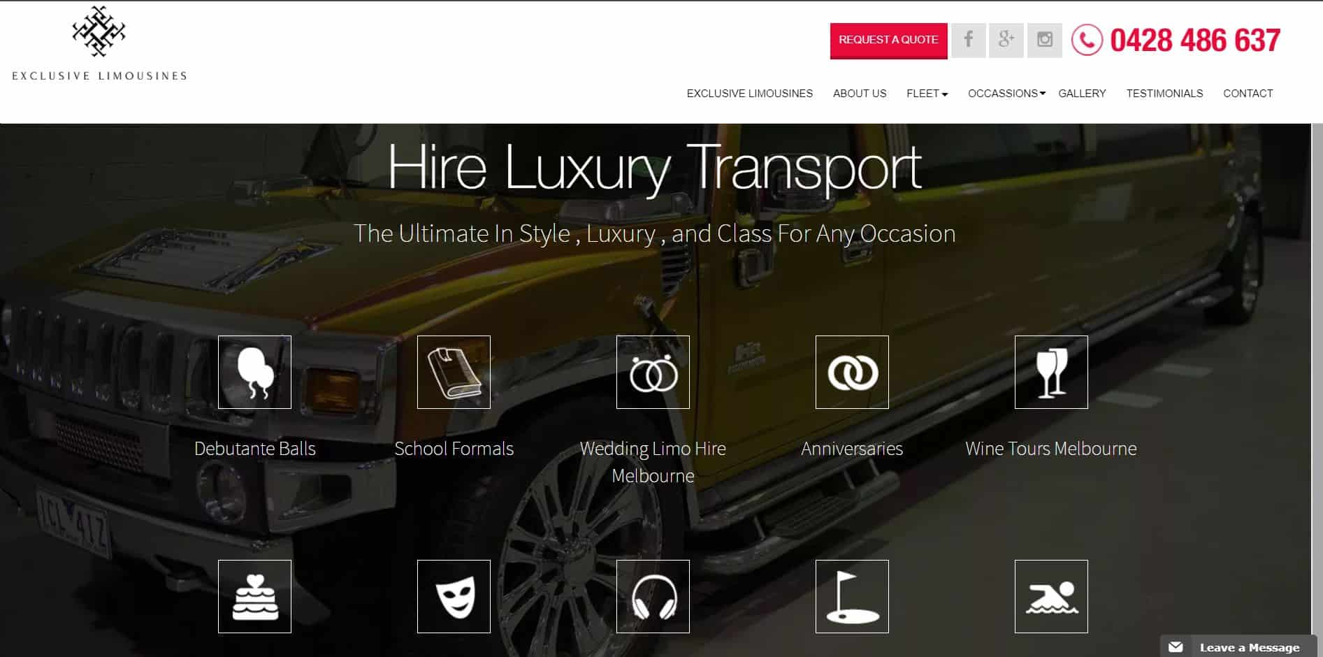 exclusive limousines & hummer hire melbourne