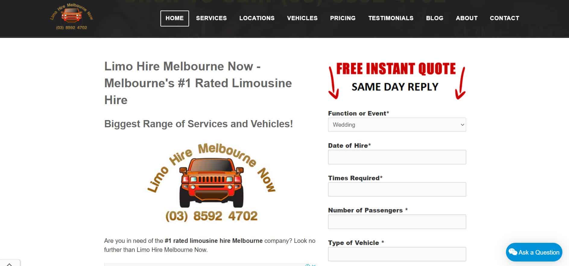 limo hire melbourne now