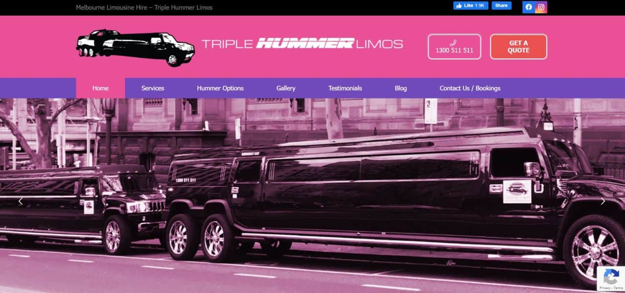 triple hummer limos hire melbourne