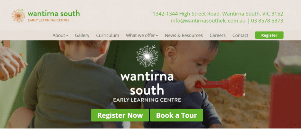 wantirna south early learning centre victoria