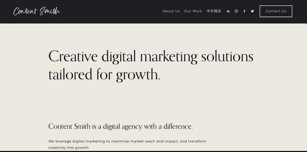 contents smith digital marketing agency melbourne