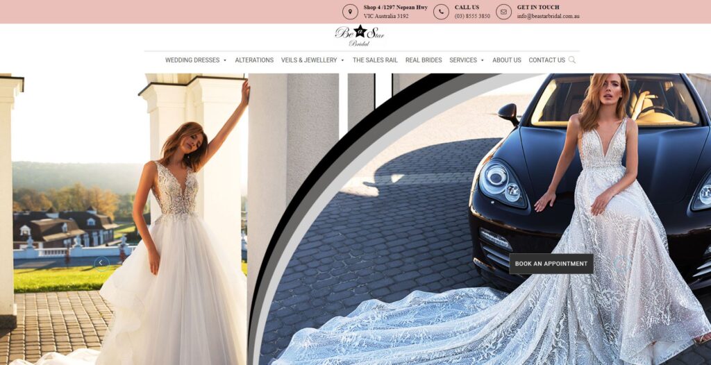 be a star bridal affordable wedding dress shops melbourne