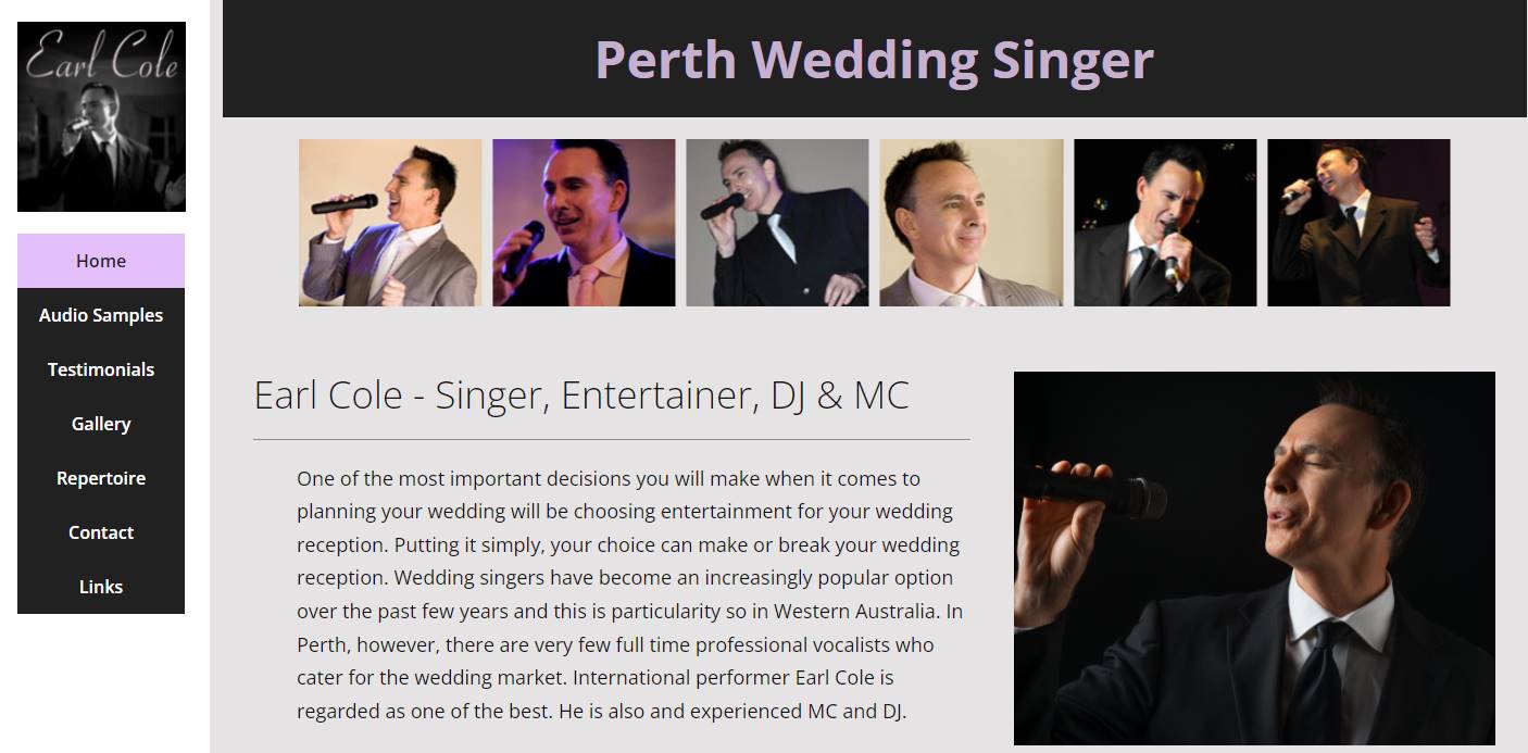 perth wedding singer wedding singers and bands in perth