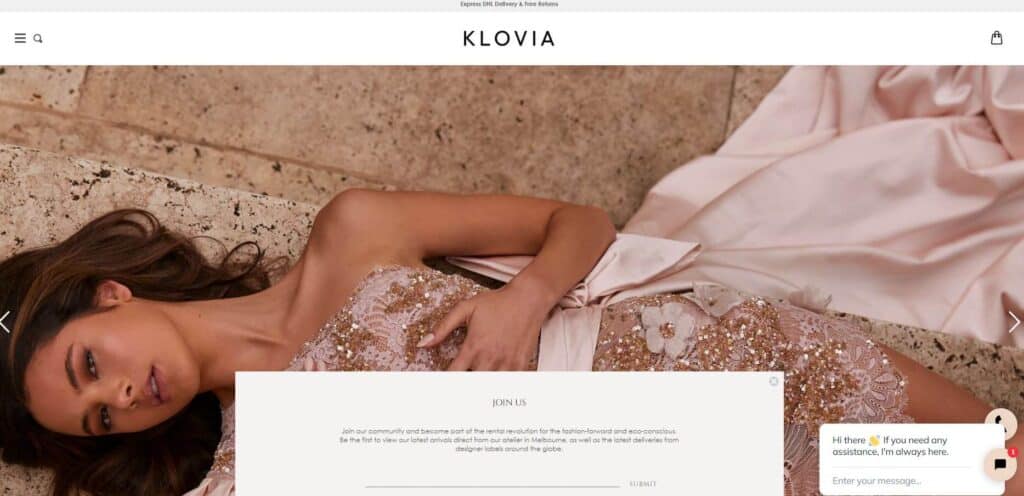 klovia wedding dress designer shop melbourne