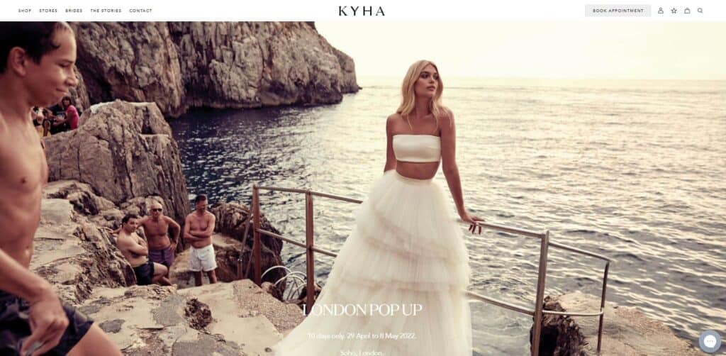 kyha wedding dress designer shop melbourne