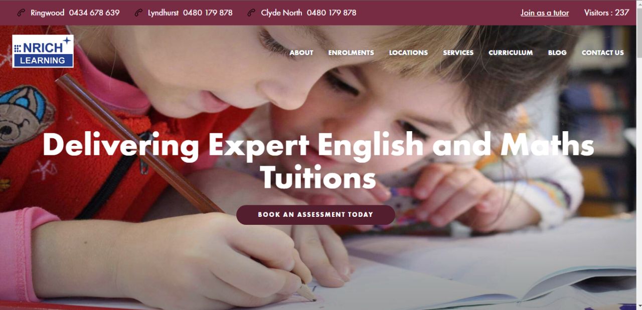 nrich learning english tutors in melbourne, victoria