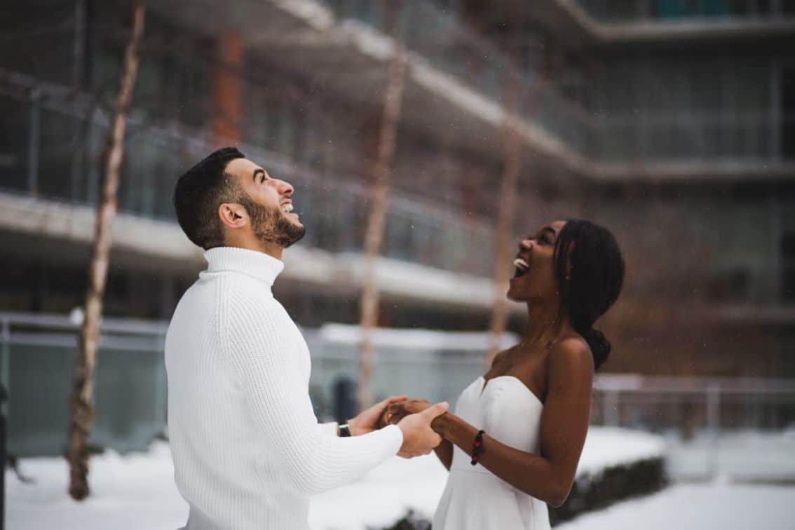 man and woman smiling photo – free love image on u