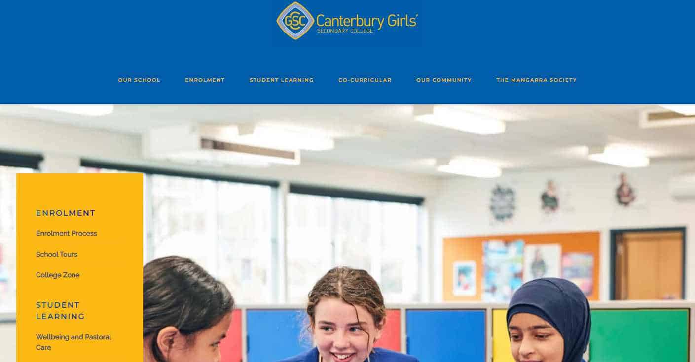 canterbury girls secondary college