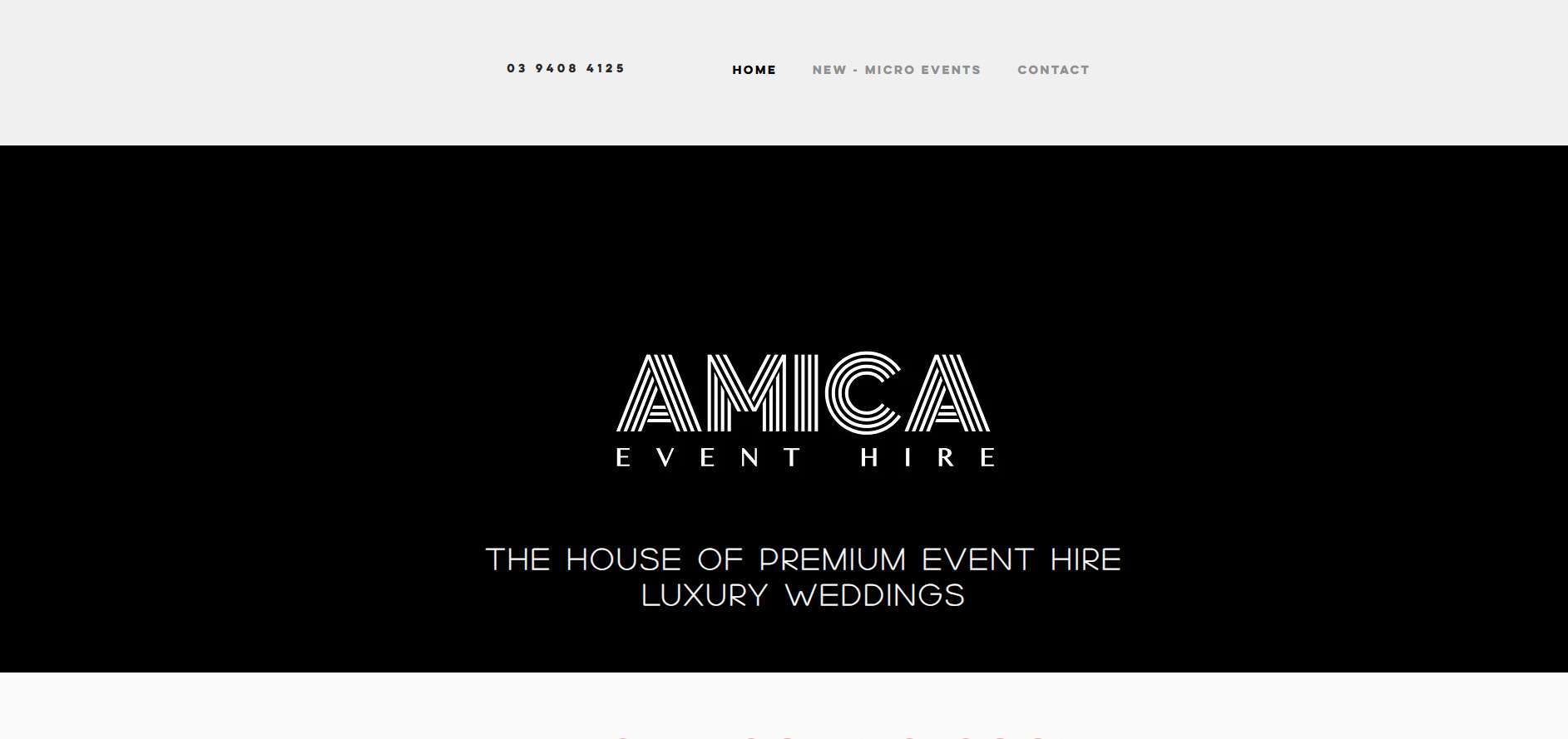 amica event hire