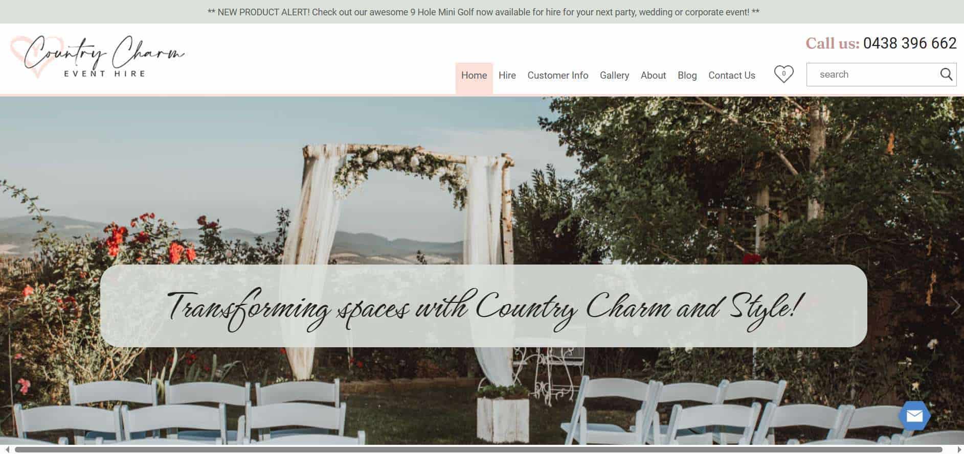 country charm event hire