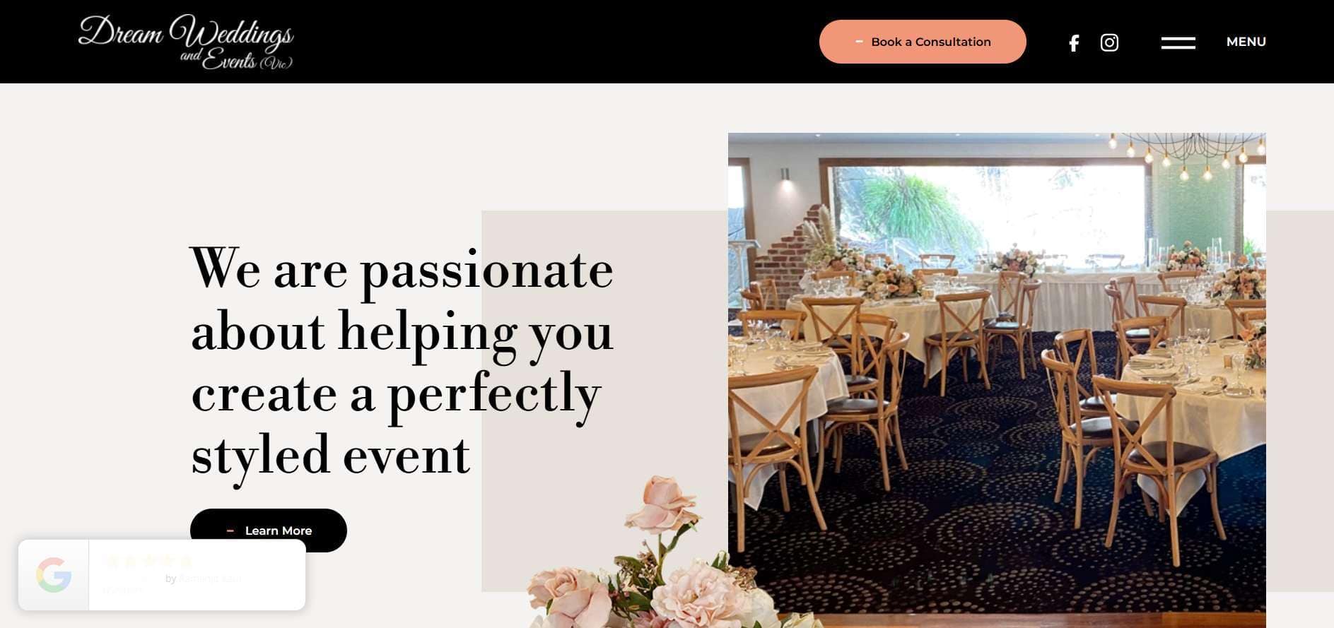 dream weddings and events