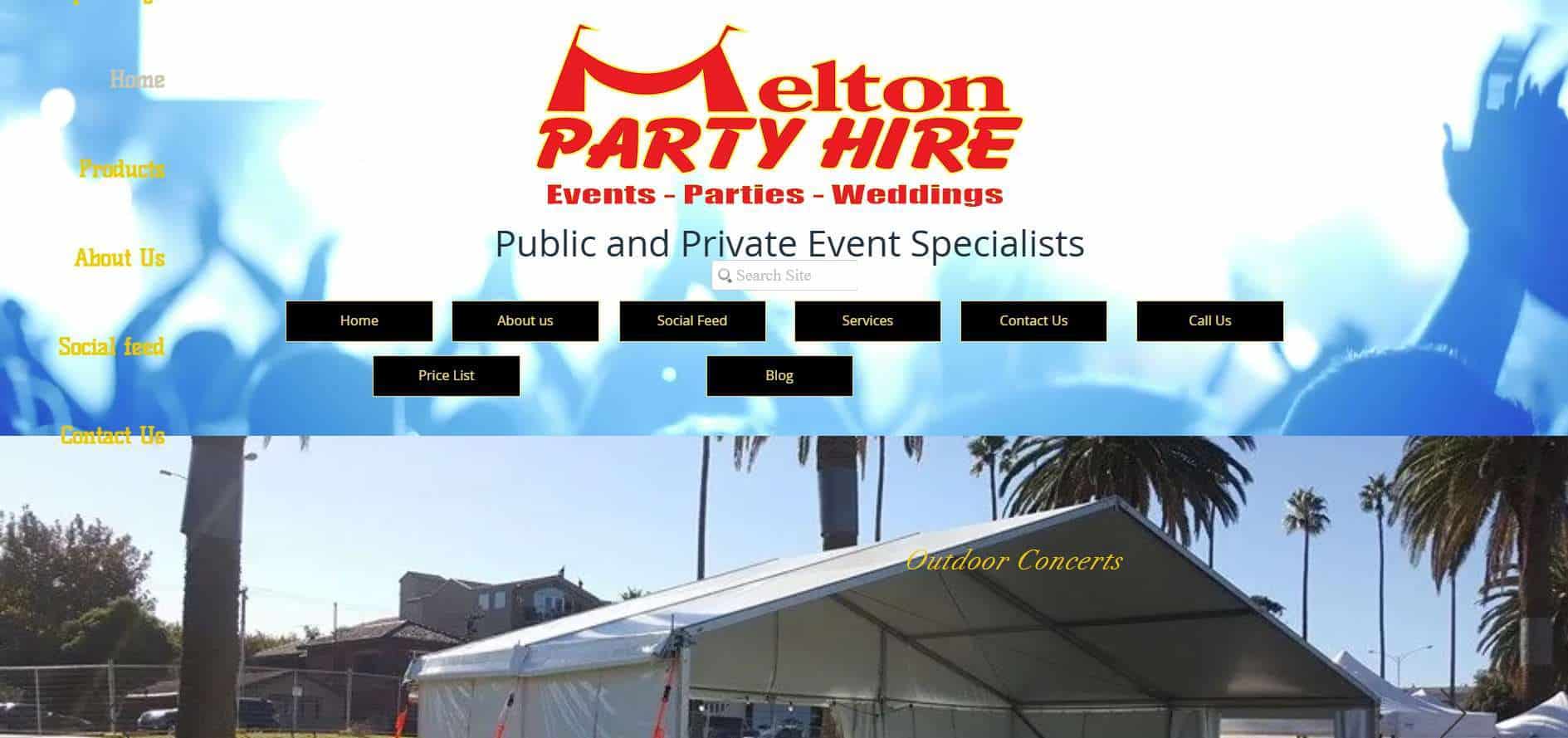 melton party hire