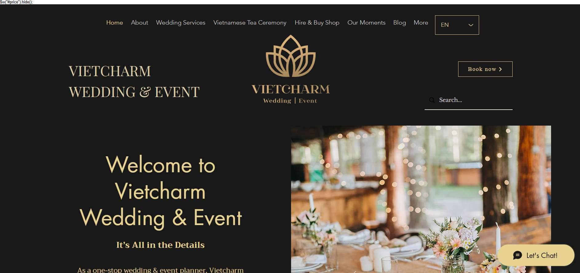 vietcharm wedding and event