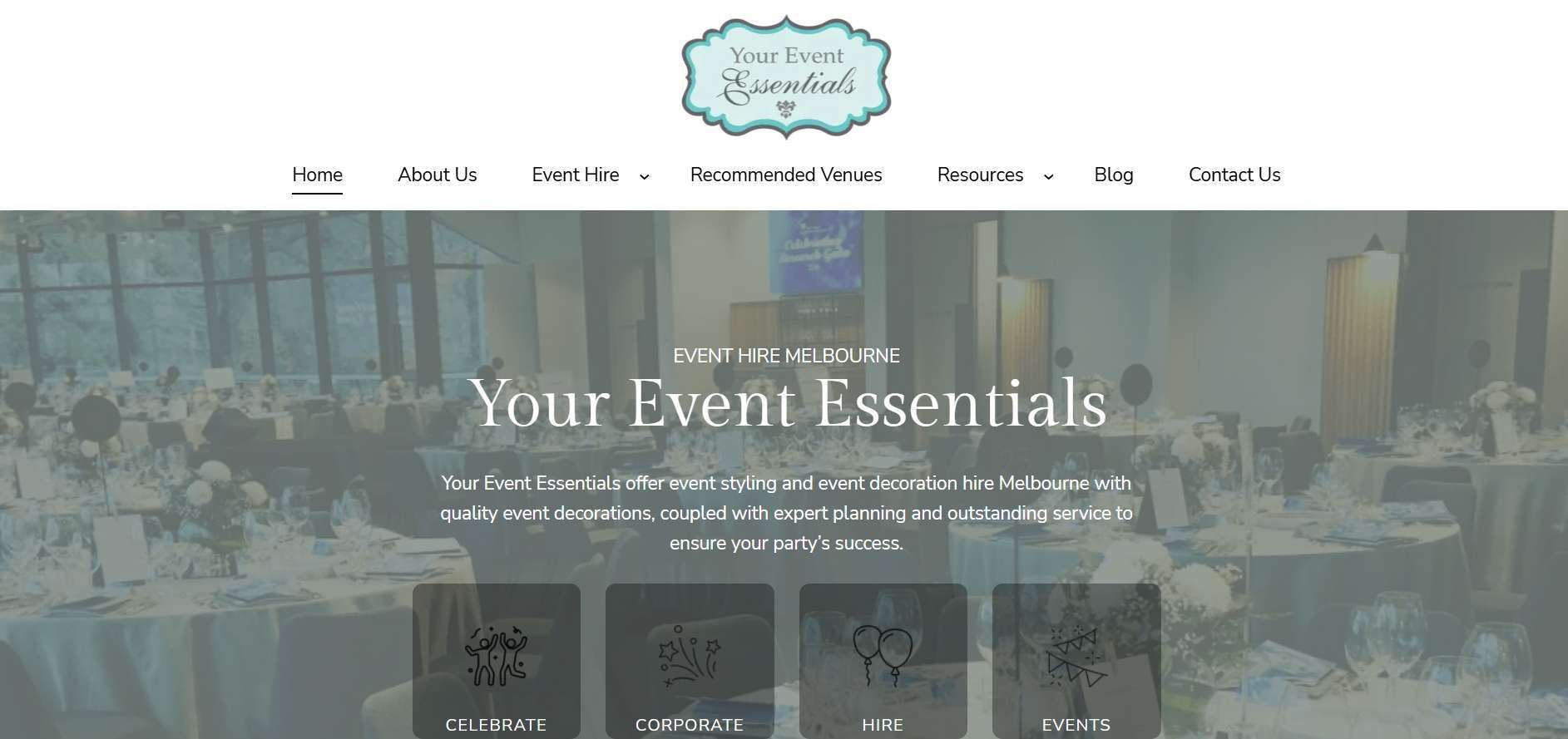 your event essentials